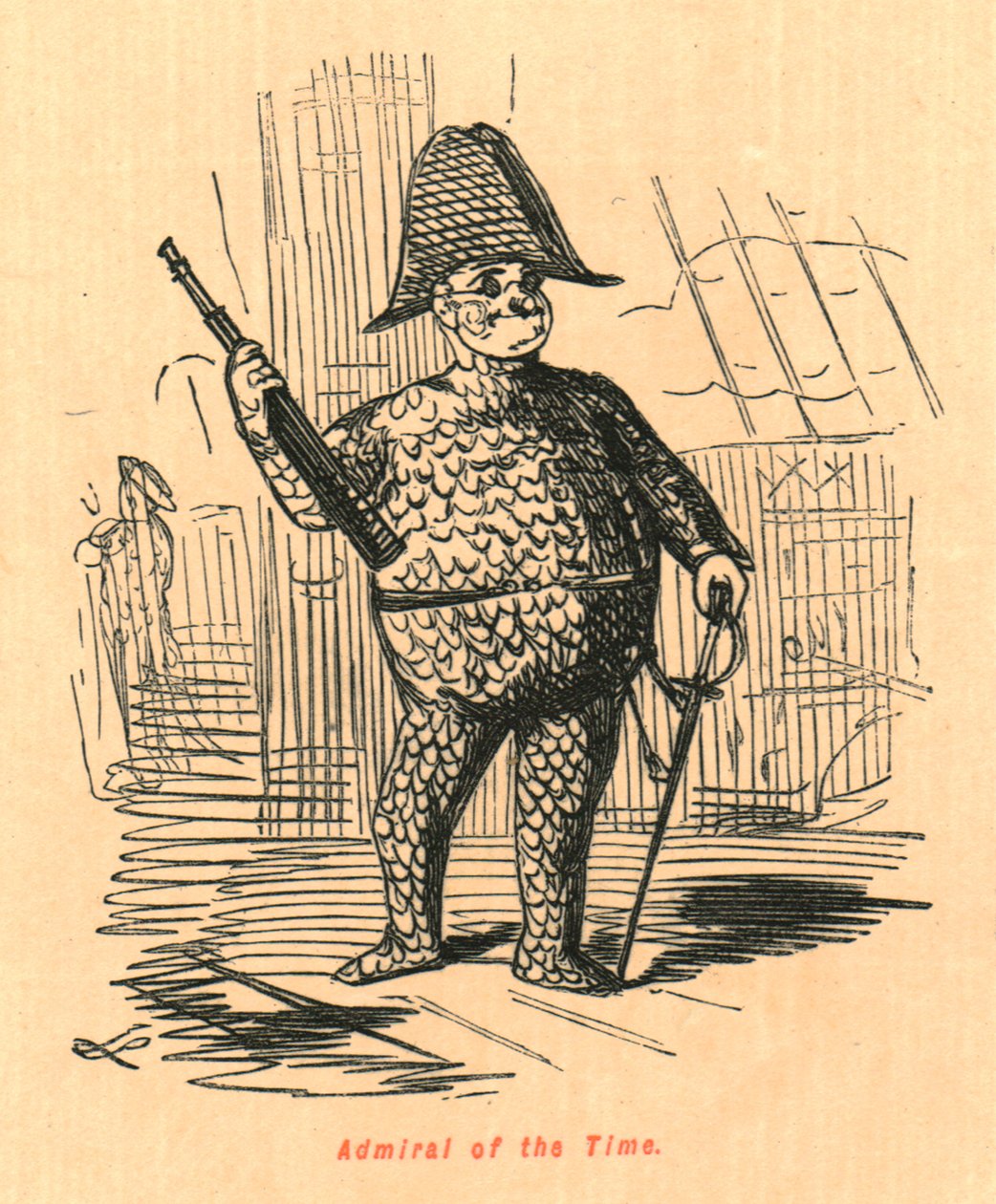 Tidens Admiral, 1897. af John Leech