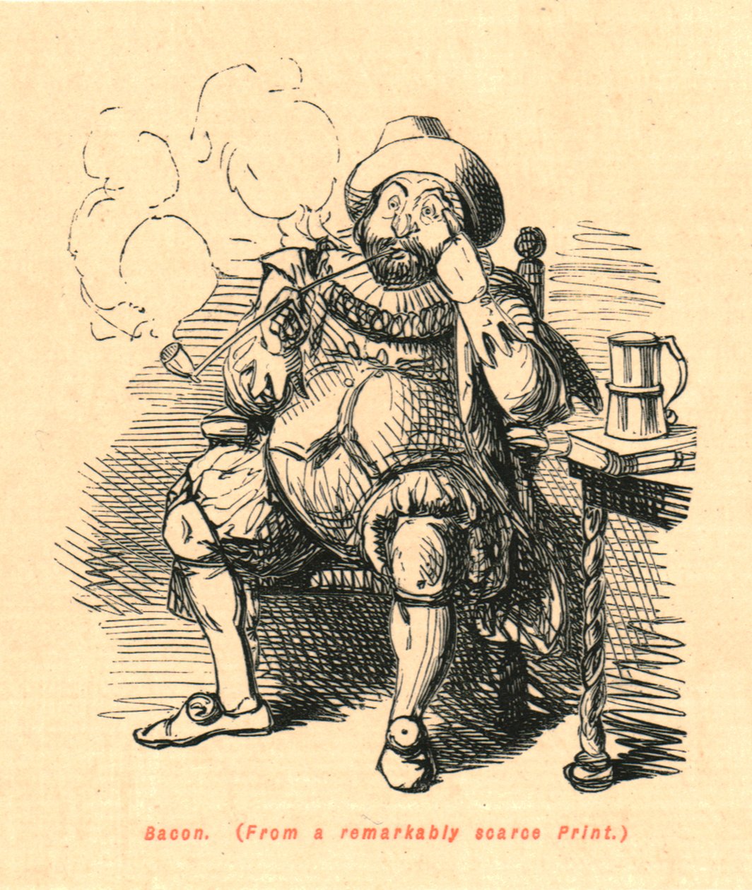 Bacon. Fra et bemærkelsesværdigt sparsomt tryk., 1897. af John Leech