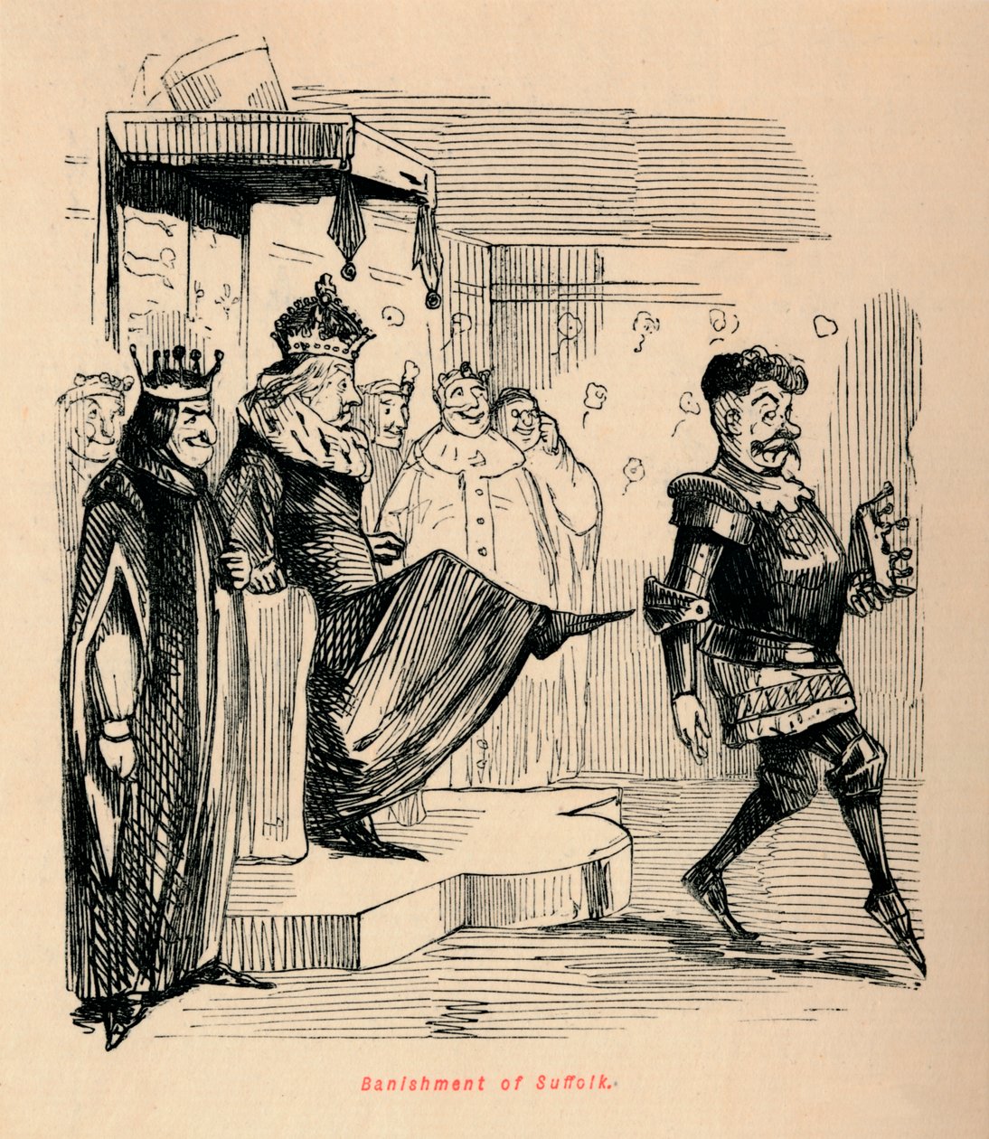 Forvisning af Suffolk, af John Leech