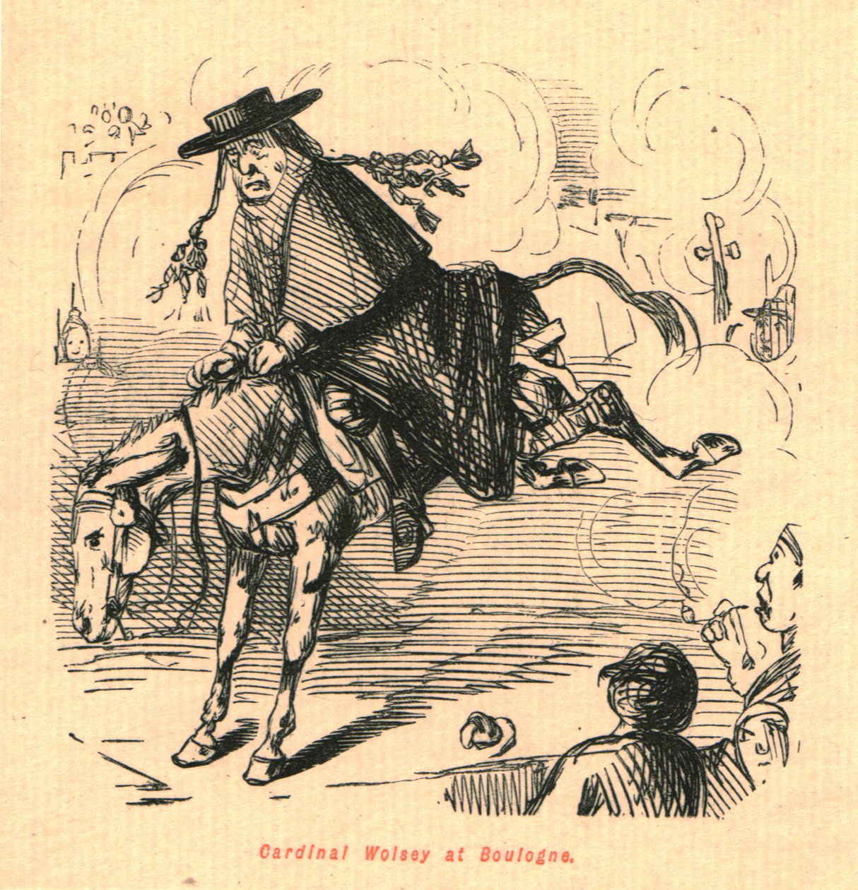 Kardinal Wolsey i Boulogne, 1897. af John Leech