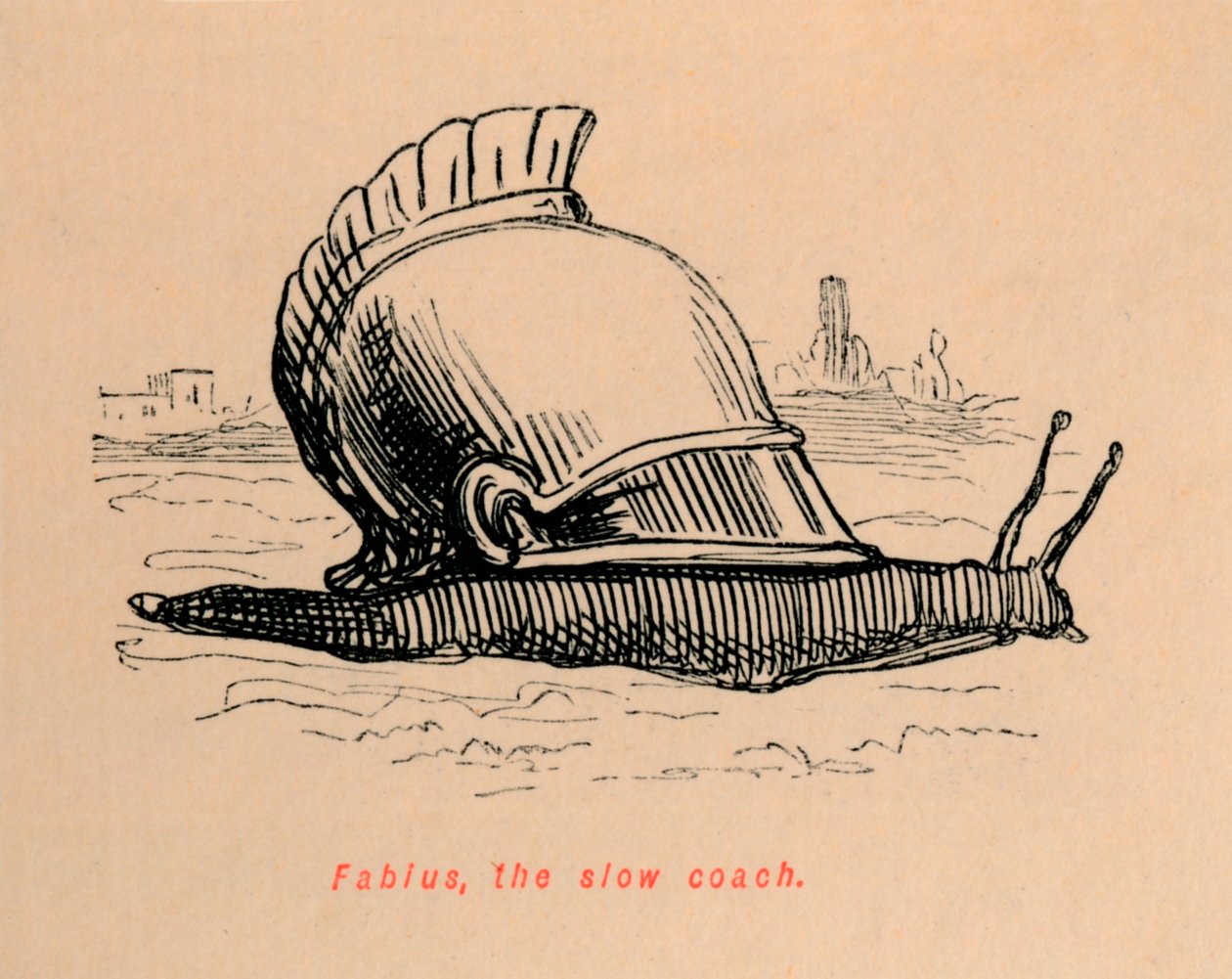 Fabius, den langsomme træner, 1852 af John Leech