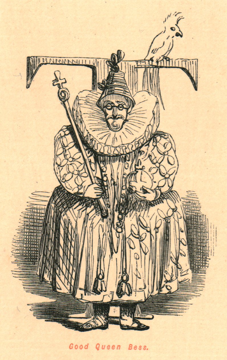 Good Queen Bess, 1897. af John Leech