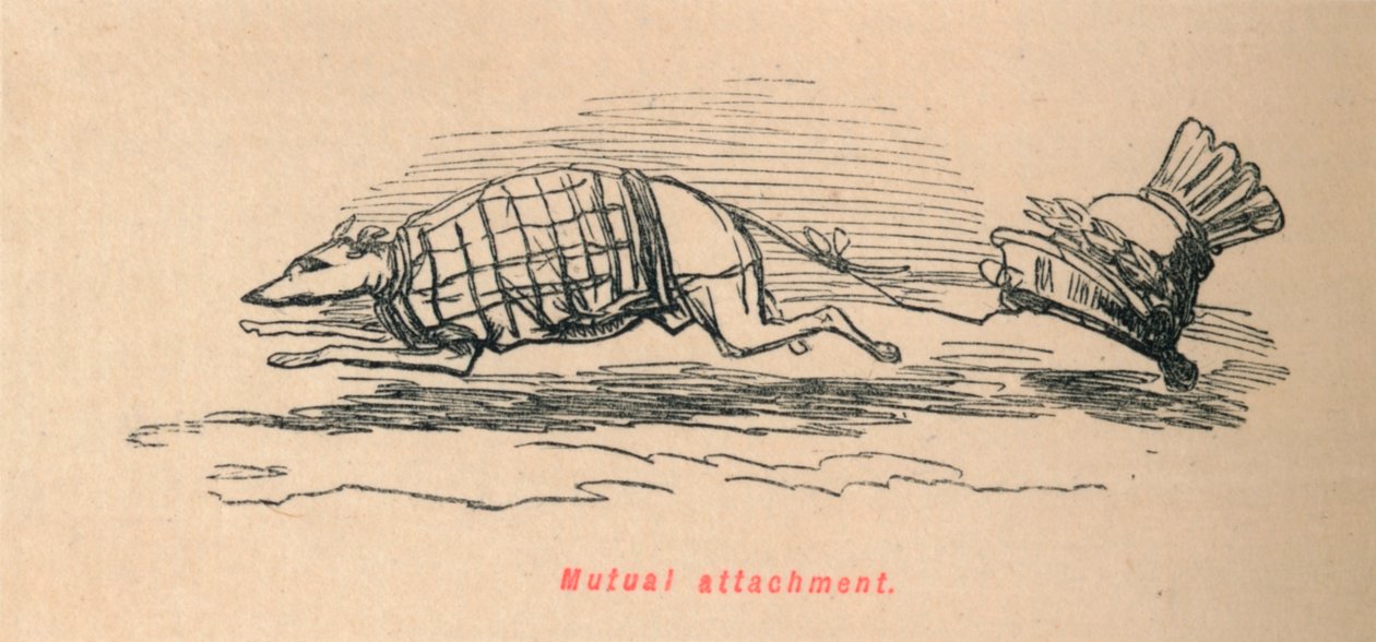 Gensidig fæste, 1852 af John Leech