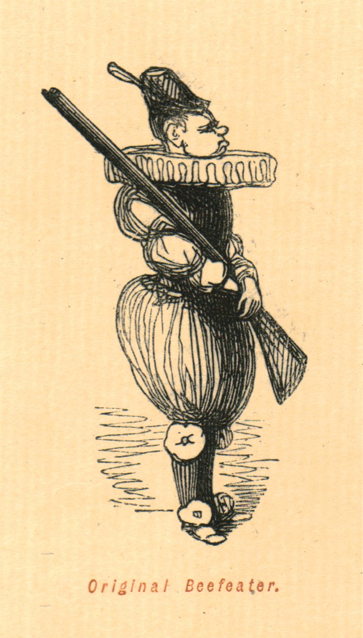 Original Beefeater, 1897. af John Leech
