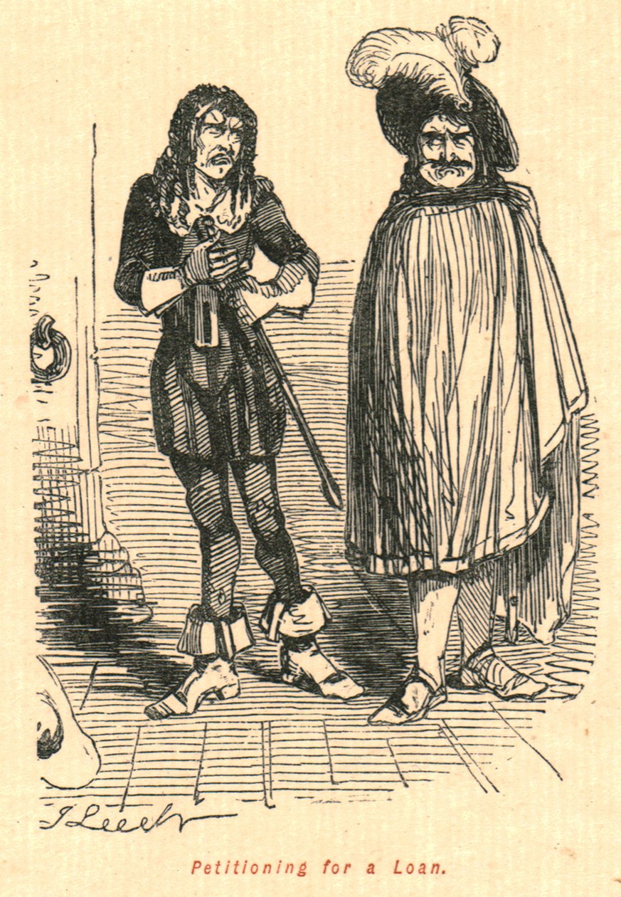 Begæring om et lån, 1897. af John Leech