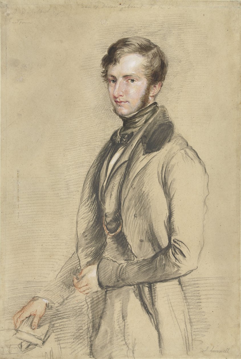 Portræt af John Davies Gilbert af John Linnell (II)