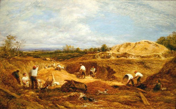 Kensington Gravel Pits (olie på lærred) af John Linnell