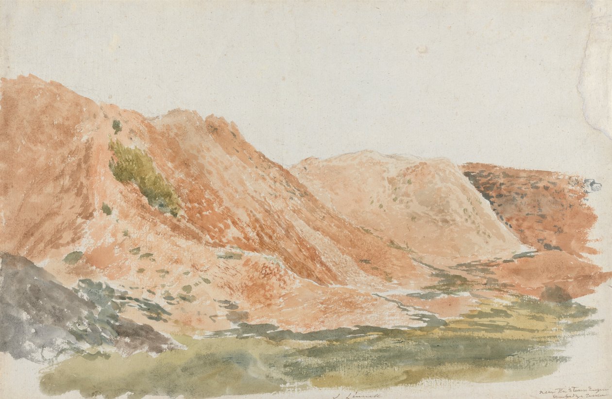 Stenbrud nær Ironbridge (Earthworks, Cambridge Terrace) af John Linnell