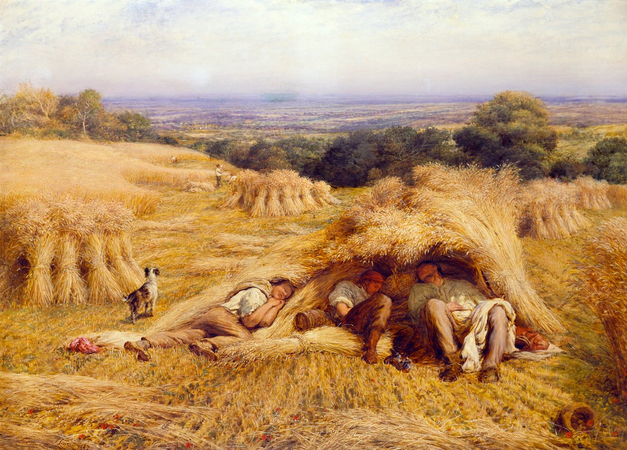 Middagshvilen, 1862 af John Linnell