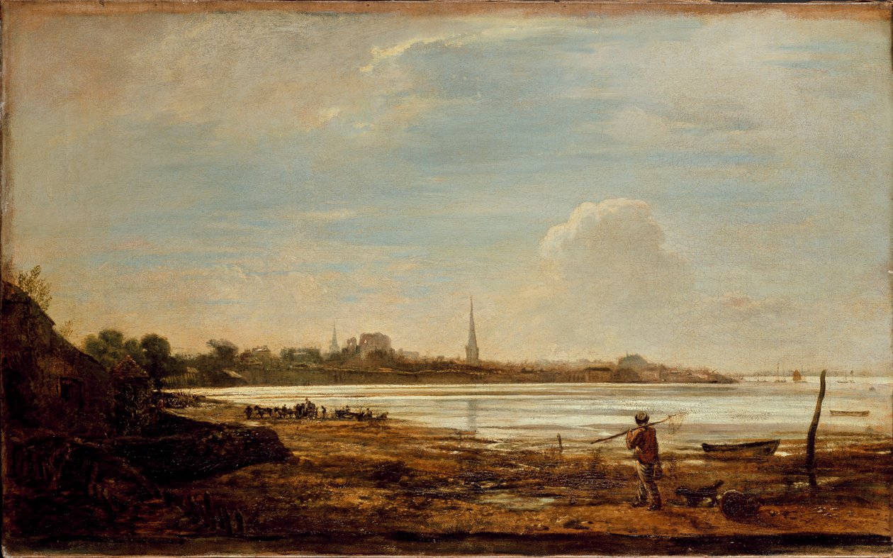 Udsigt over Southampton, 1819 af John Linnell