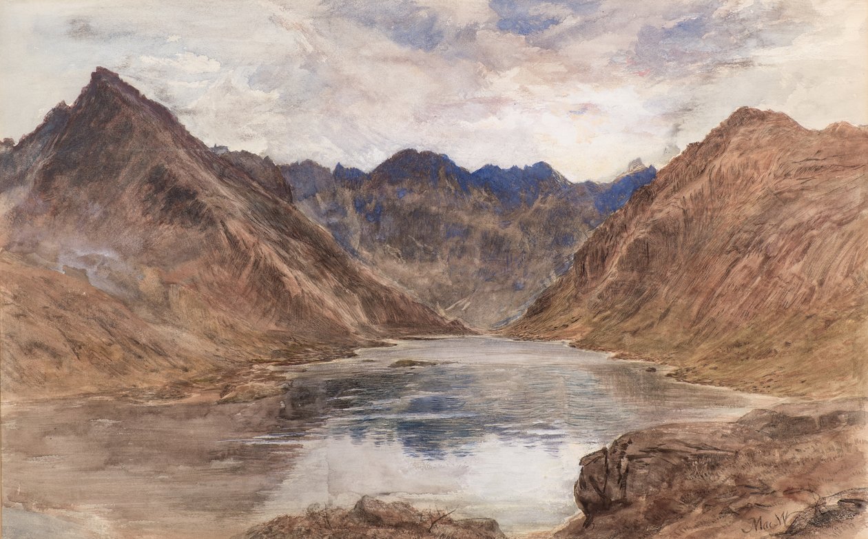 Bjergstilhed af John MacWhirter