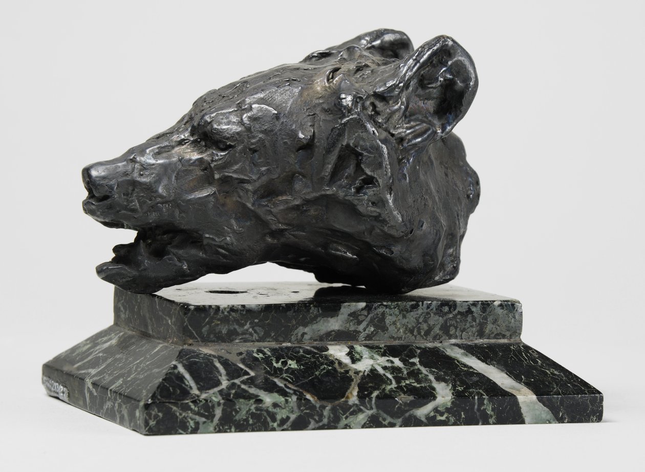 Bjørnehoved, ca. 1900 (bronze) af John Macallan Swan