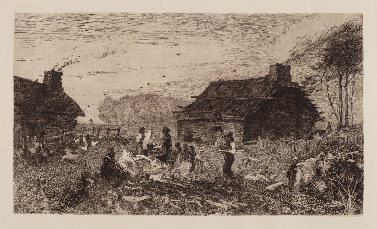 Vaskemorgen nede sydpå af John Mackie Falconer
