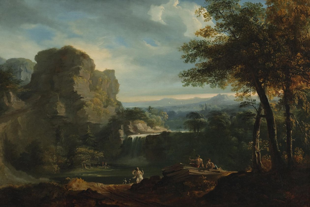 Et arkadisk landskab af John Martin