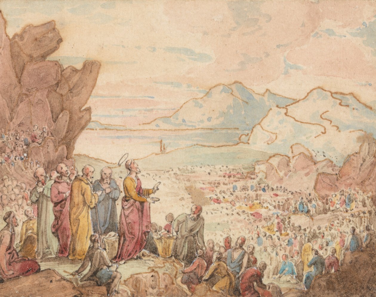 At fodre de fem tusinde af John Martin