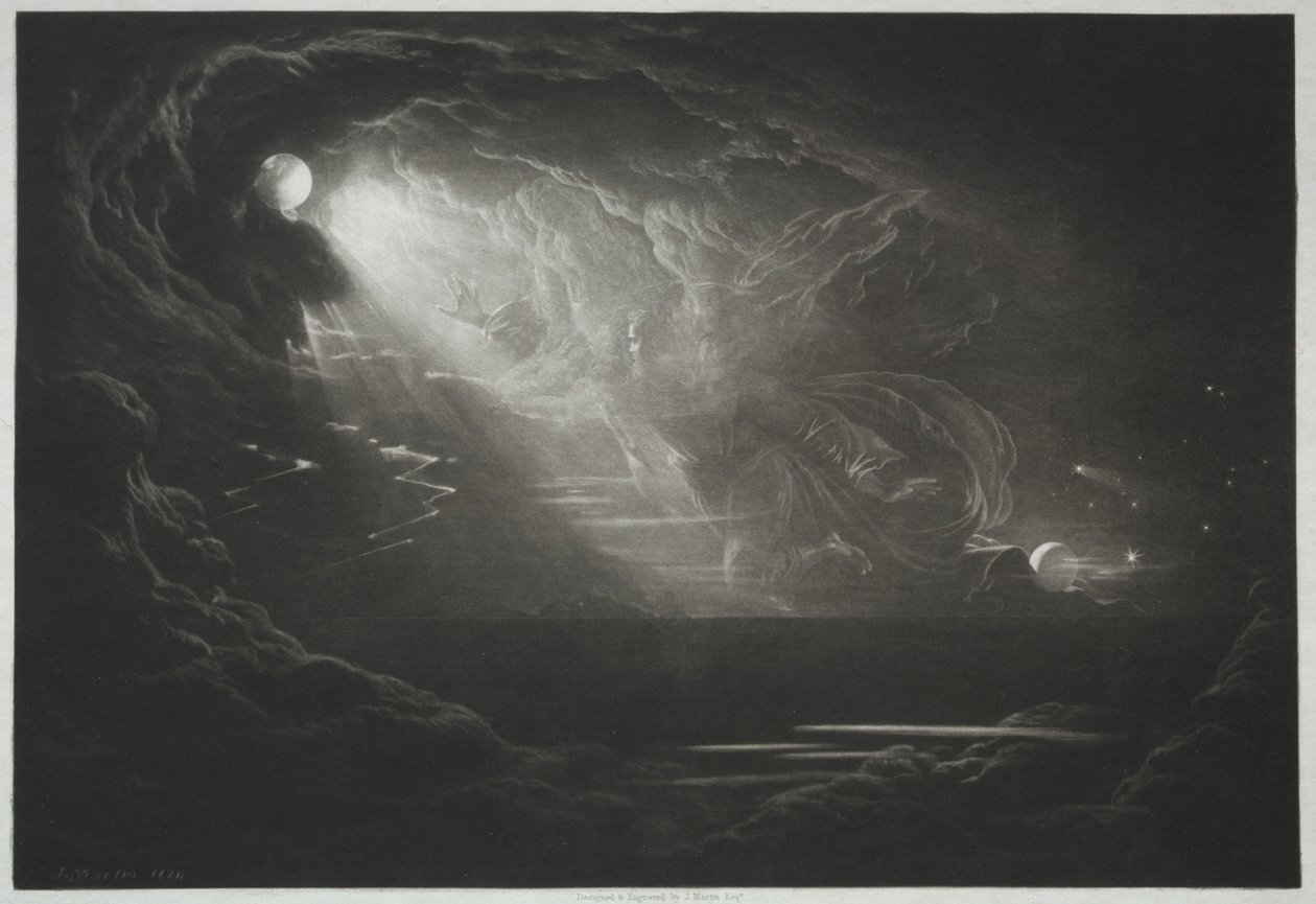 Paradise Lost: Skabelsen af lys af John Martin