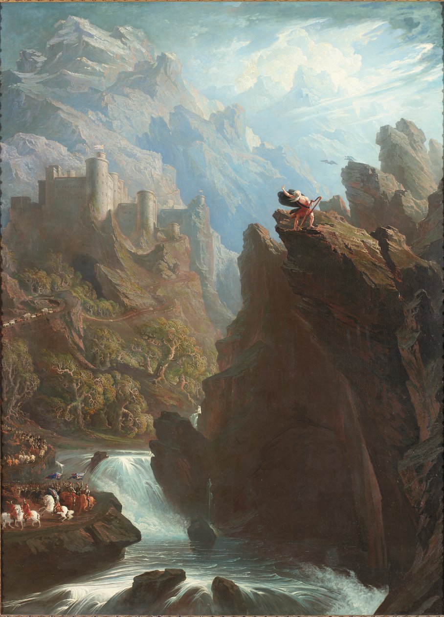Barden, ca. 1817 af John Martin