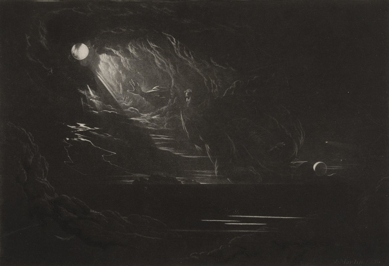 The Creation of Light, ca. 1827 (mezzotint) af John Martin