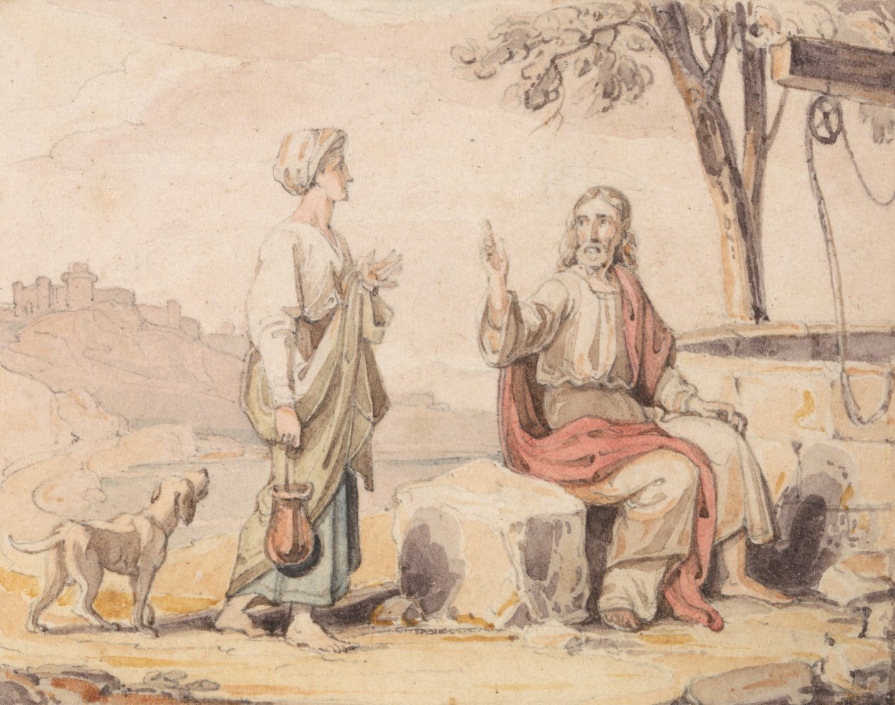 Kvinden ved Brønden af John Martin