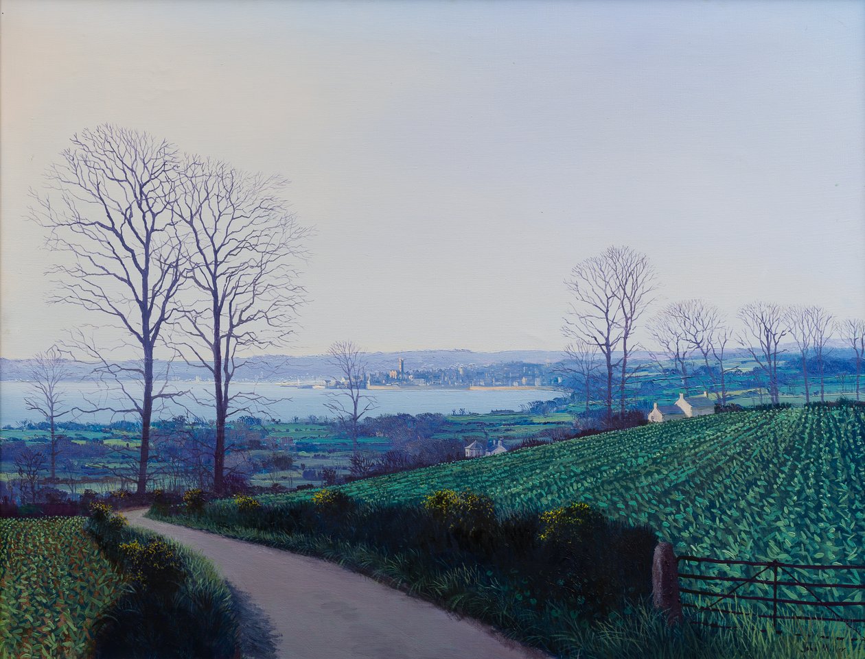 Mounts Bay om vinteren af John Miller