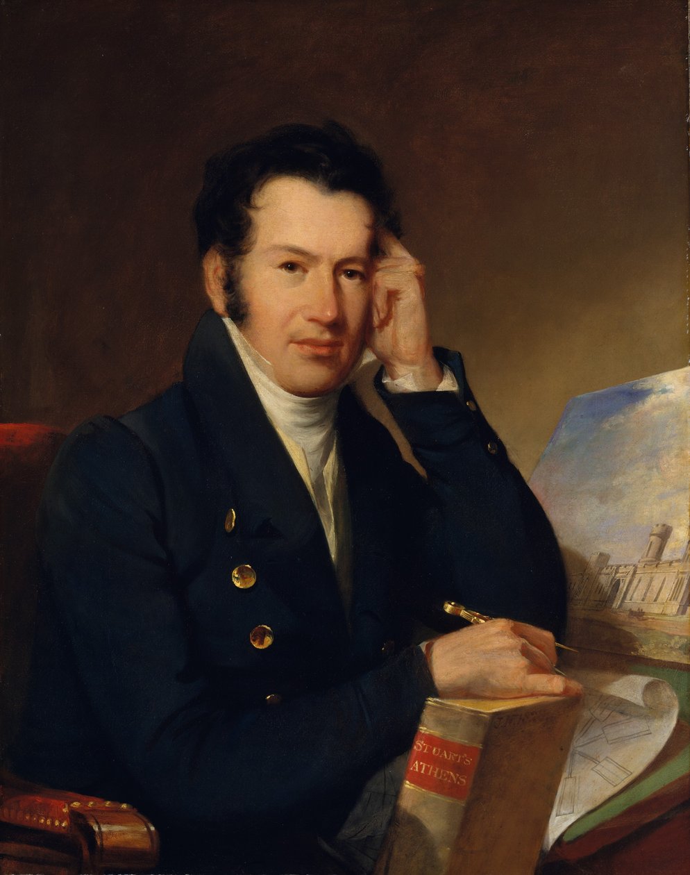 John Haviland, 1828. af John Neagle