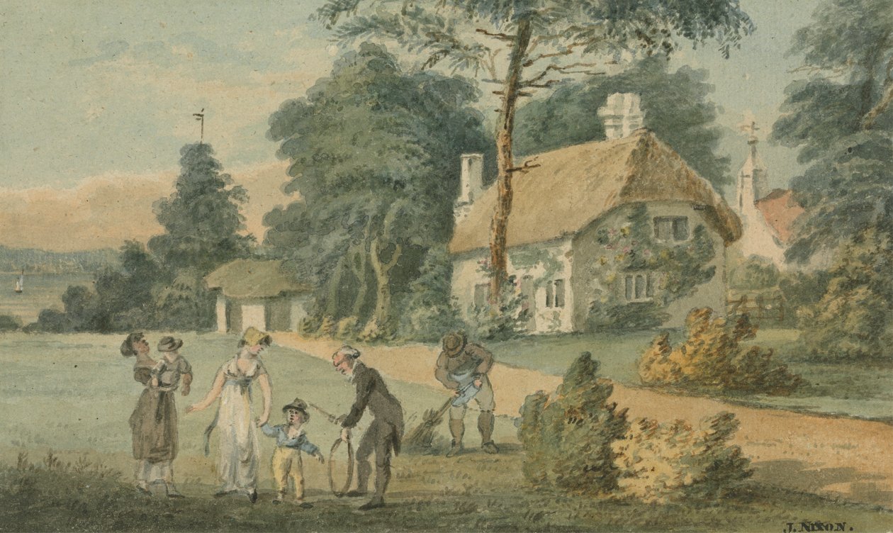Binstead Præstegård, Isle of Wight af John Nixon