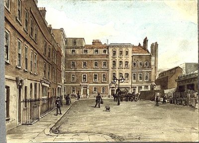 Warwick Square (wc skitse) af John P. Ernslie