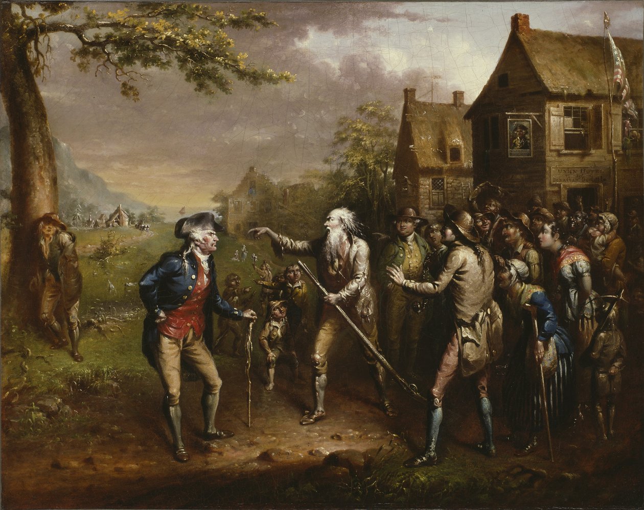Rip Van Winkle, 1829 af John Quidor