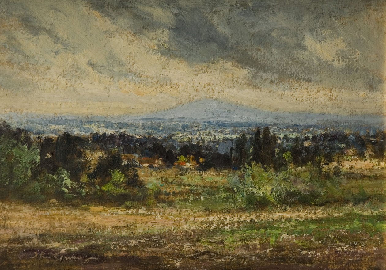 En scene i Surrey, 1930. af John Rabone Harvey