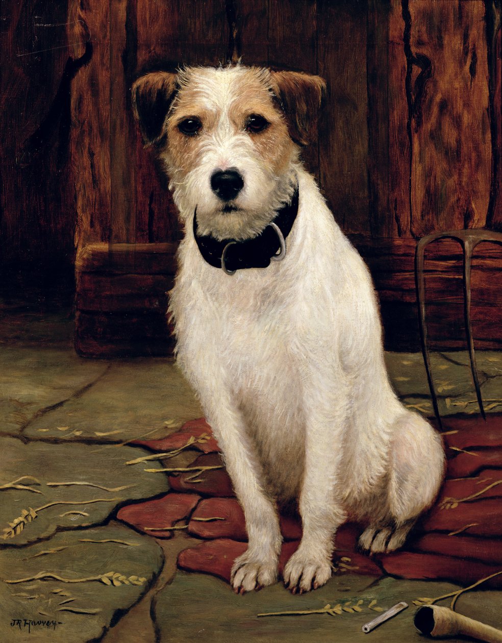 Portræt af terrier af John Rabone Harvey