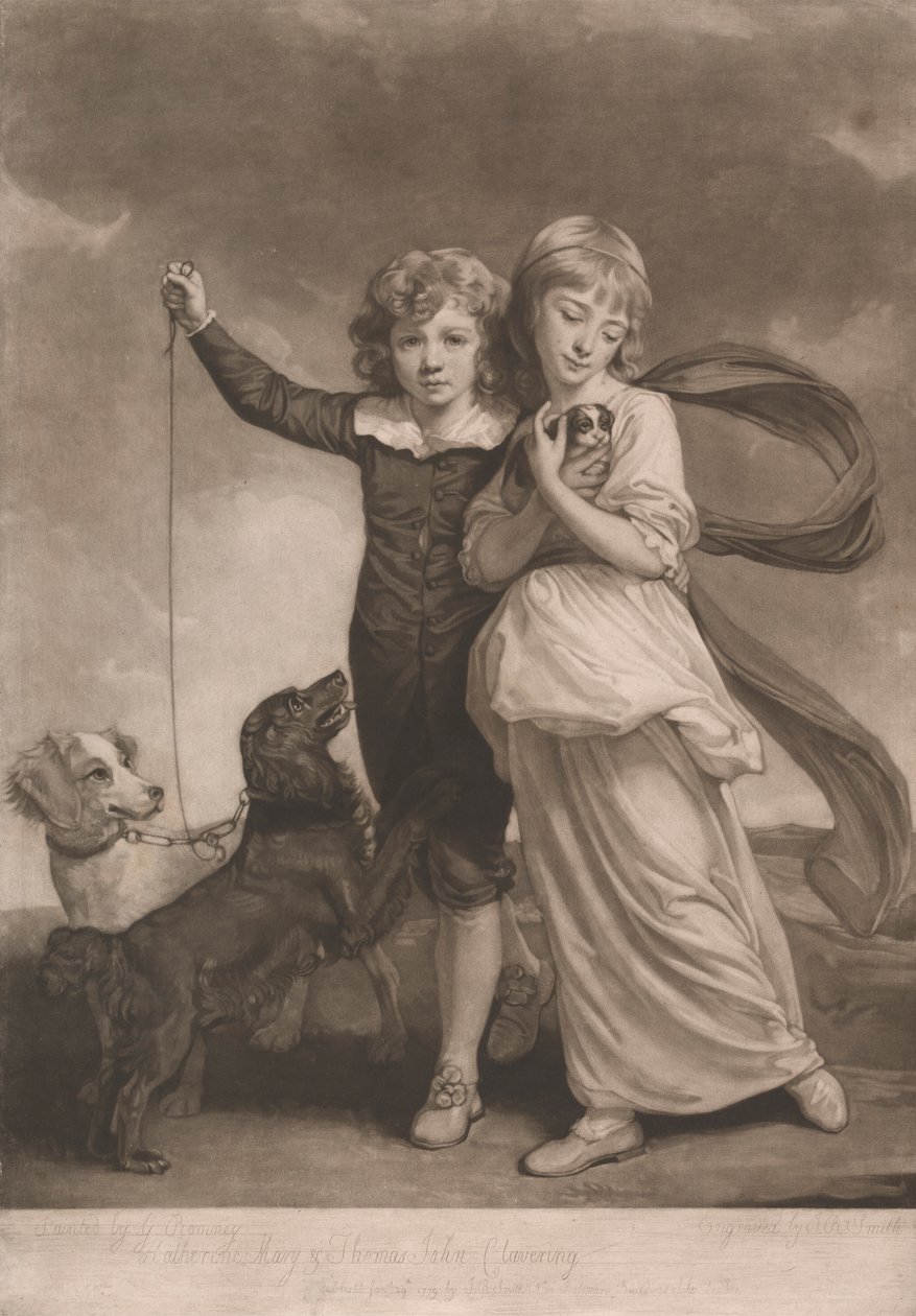 De klaverende børn af John Raphael Smith