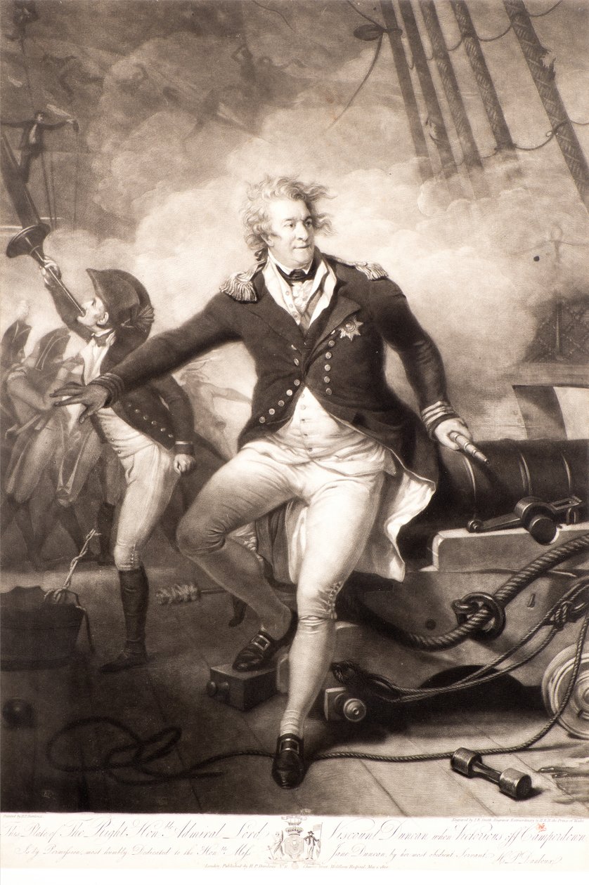 Viscount Duncan Victorious fra Camperdown af John Raphael Smith