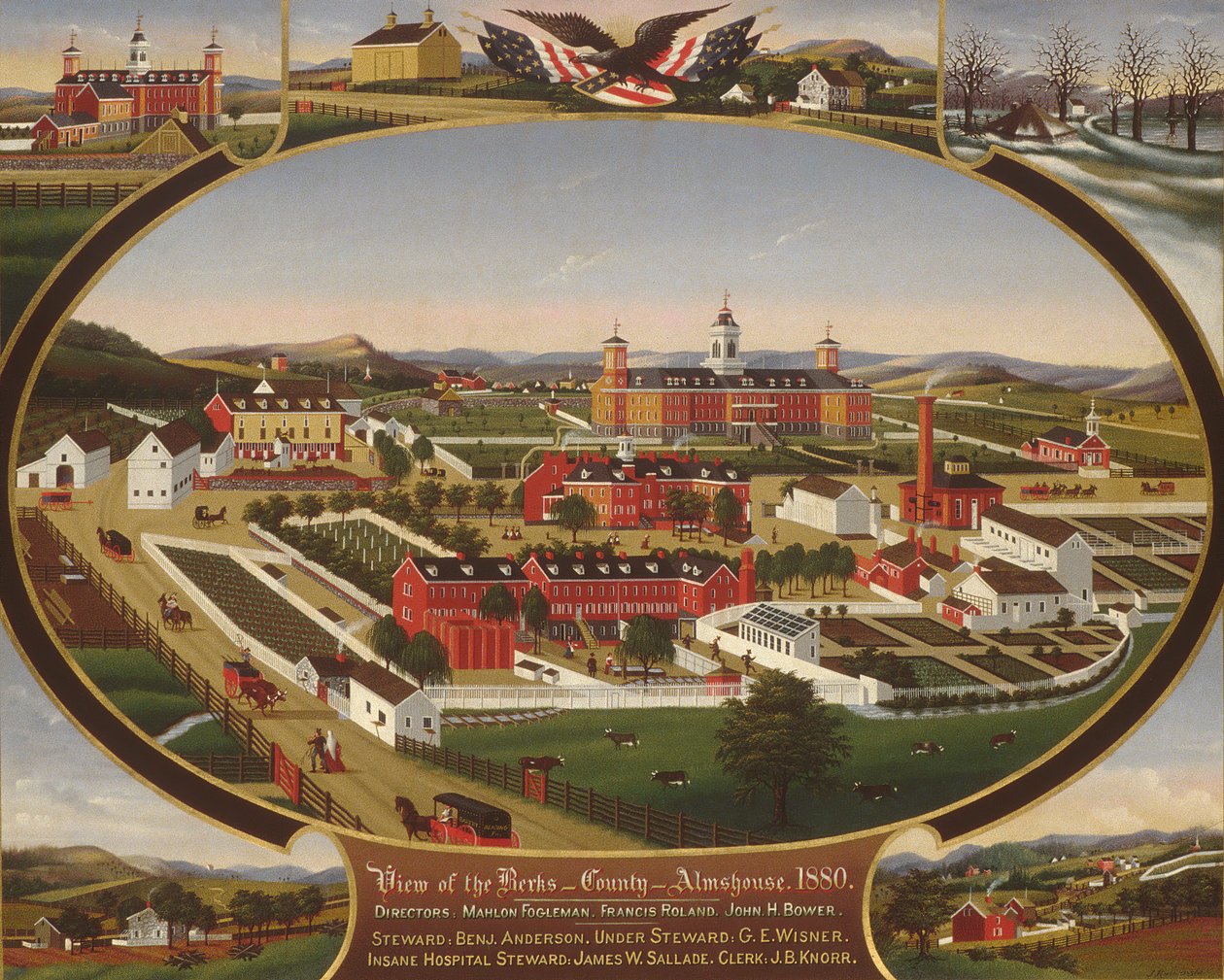 Berks County Almshouse, 1880, 1880. af John Rasmussen