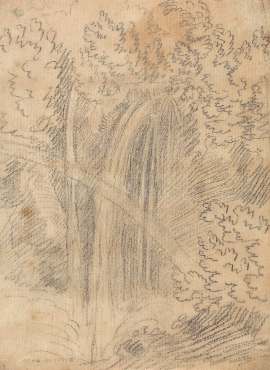 Et vandfald af John Robert Cozens