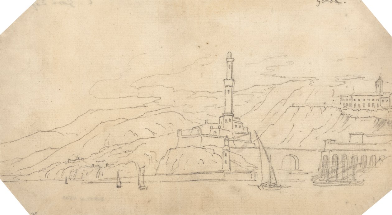 Genova af John Robert Cozens
