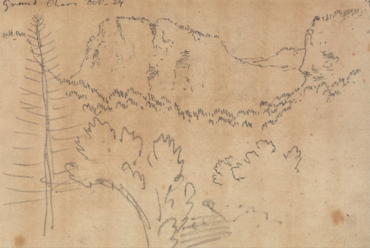 Grand Chartreuse, 24. oktober af John Robert Cozens