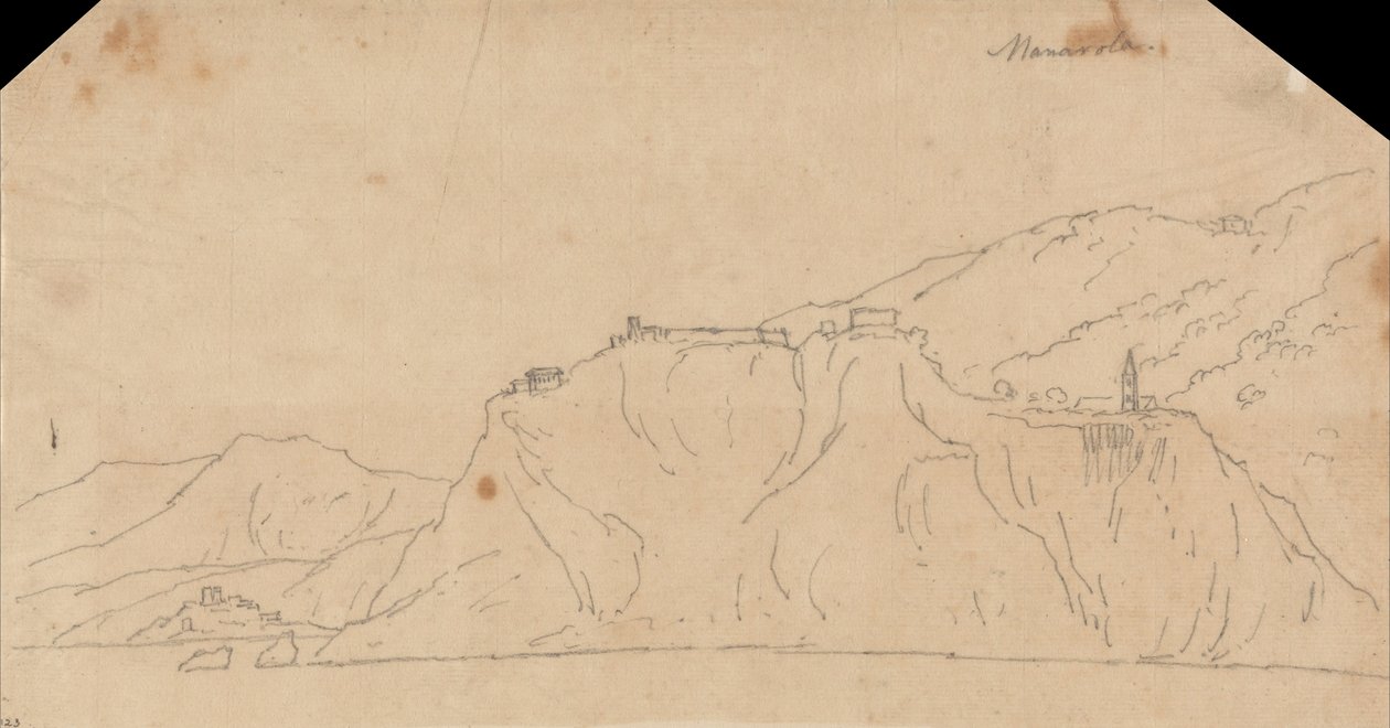 Manarola af John Robert Cozens