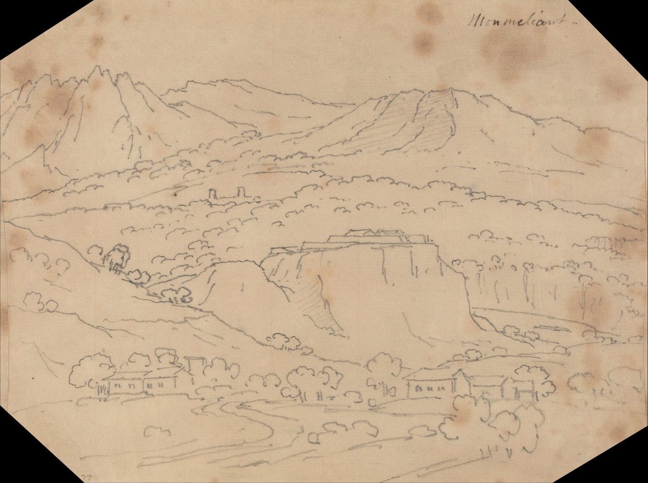Monmeliant af John Robert Cozens