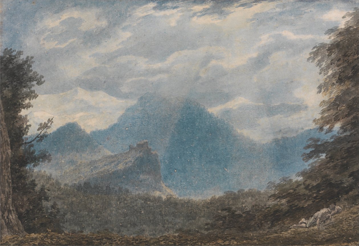Monte della Madonna, nær Argua af John Robert Cozens