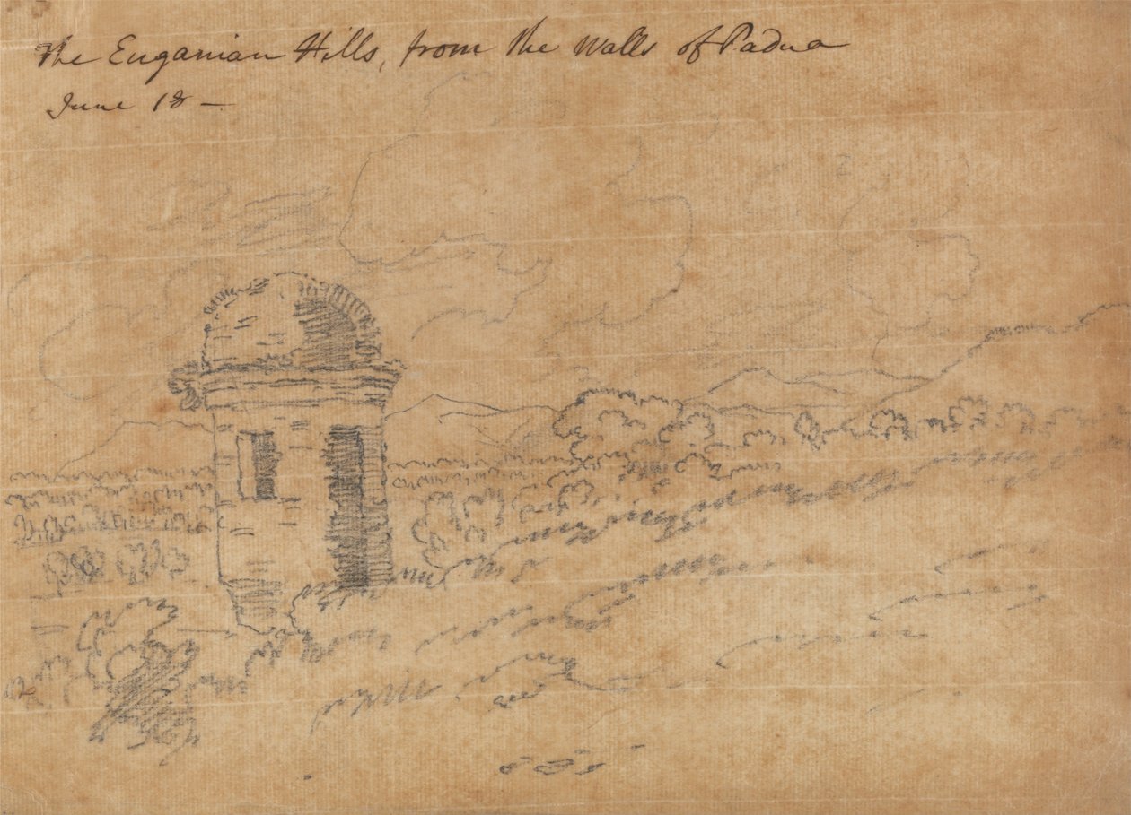 De euganeiske bakker af John Robert Cozens