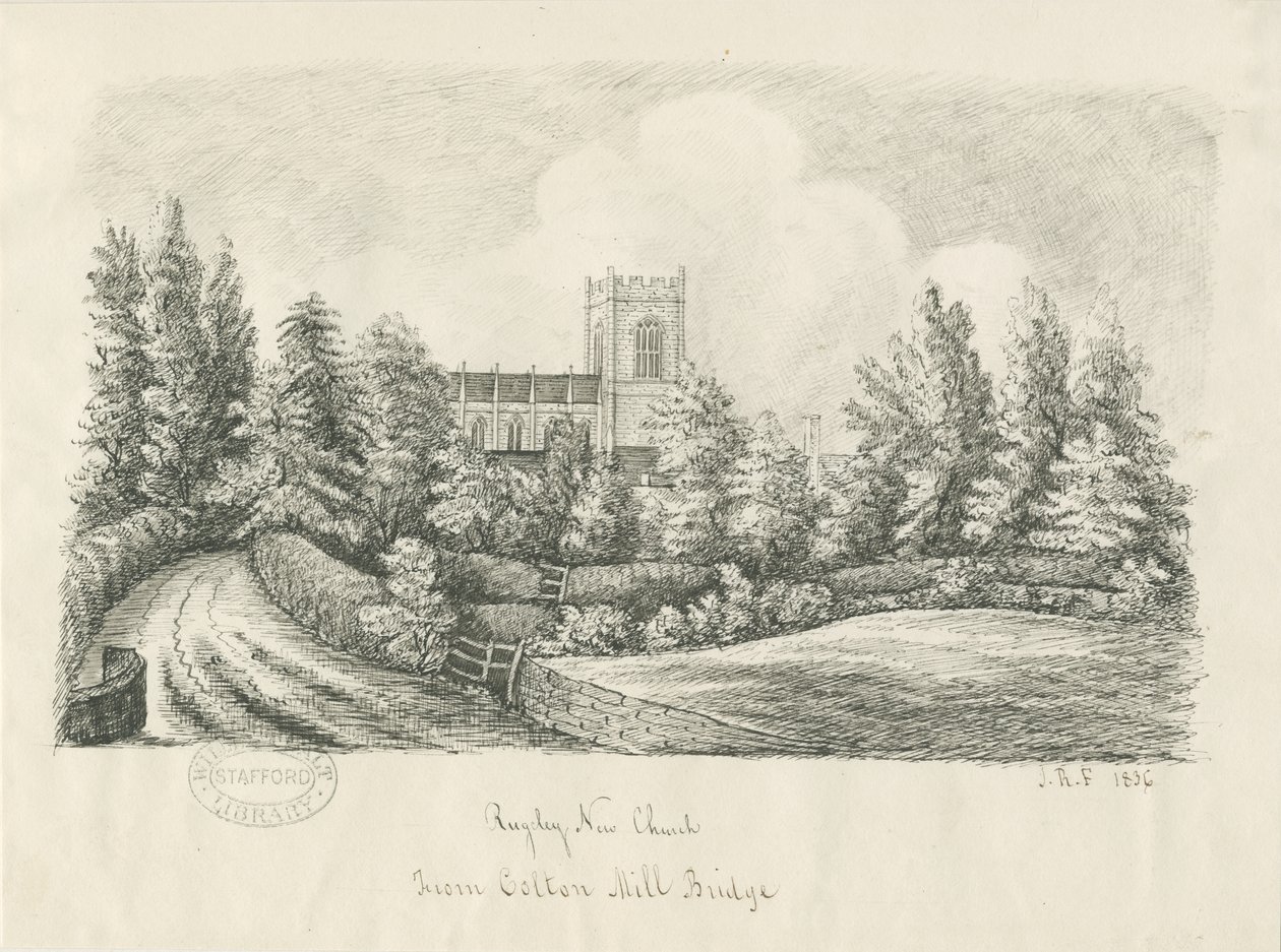 Rugeley Churchdani af John Robert Fernyhough