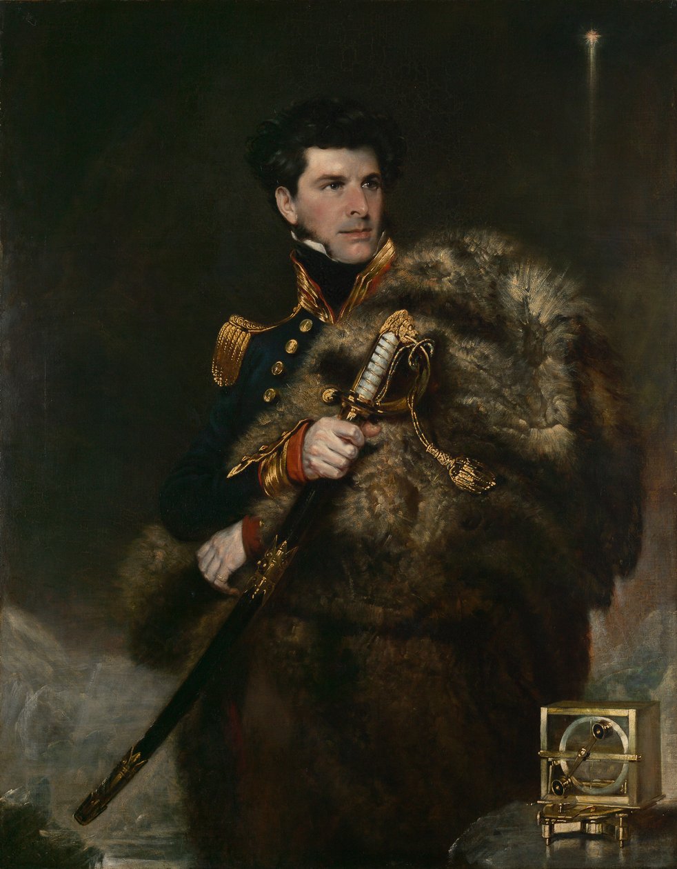 Kommandør James Clark Ross (1800-1862) af John Robert Wildman