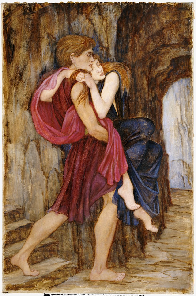 Flugten, ca. 1900 af John Roddam Spencer Stanhope