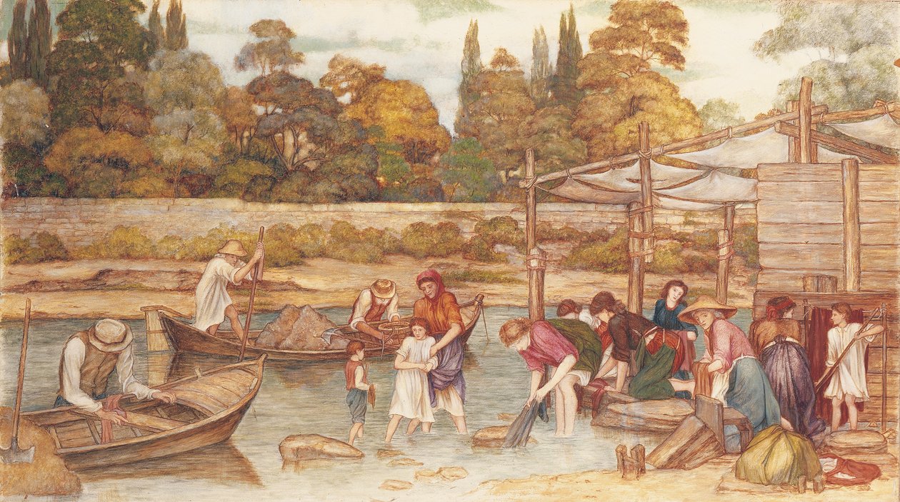 Vaskepladsen af John Roddam Spencer Stanhope