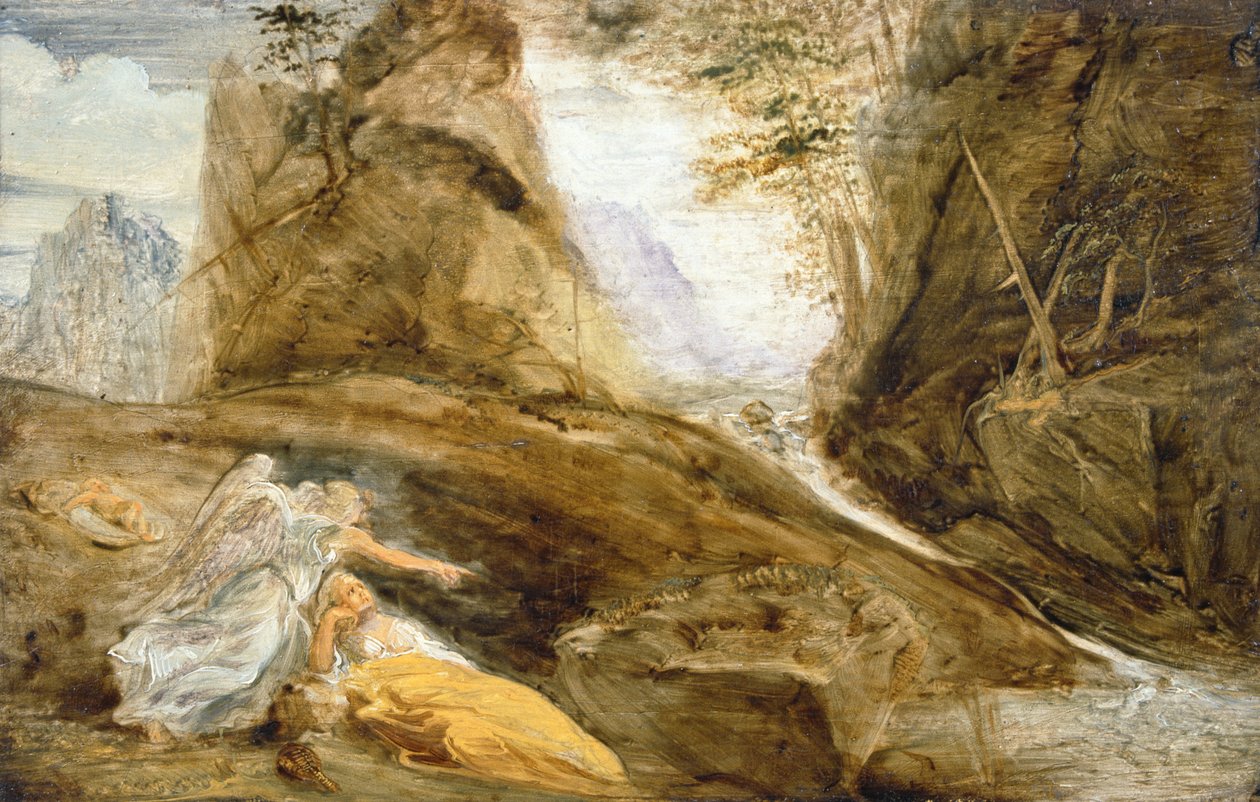 Englen, der viser Hagar strømmen af John Runciman