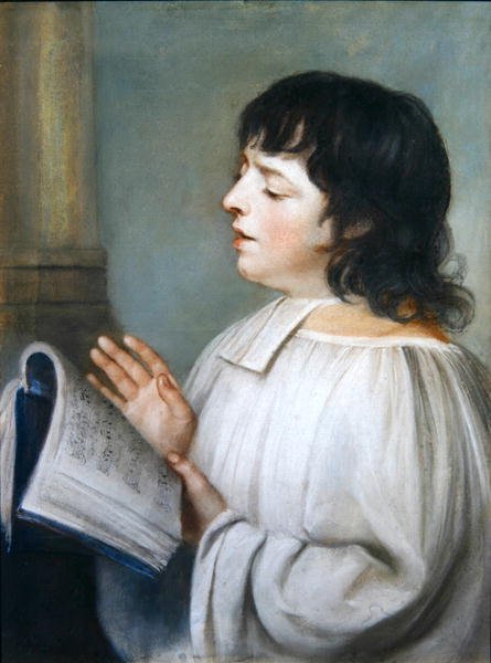 En korist (pastel) af John Russell