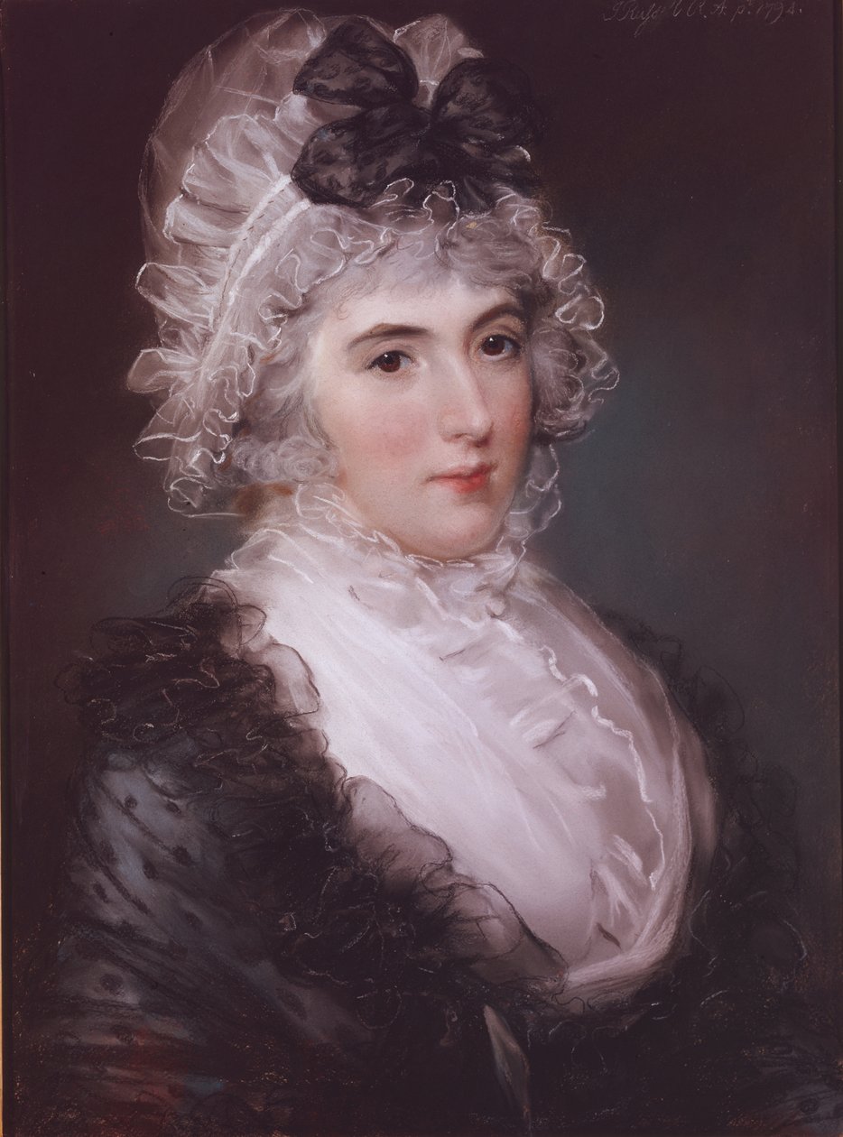 Portræt af fru Janet Grizel, 1794 af John Russell