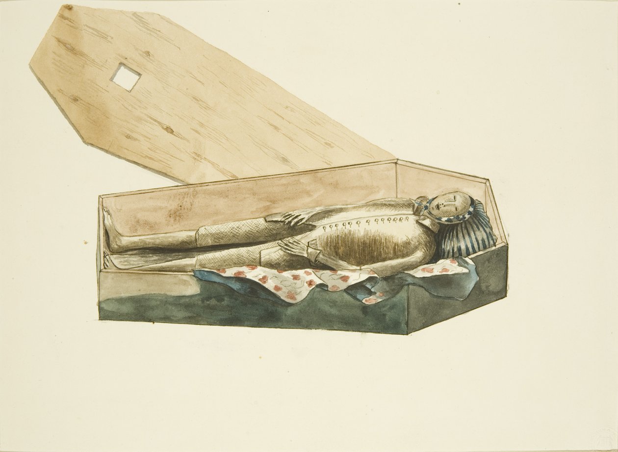 Mr Yeomans ved hans disinternering af John S. Miller