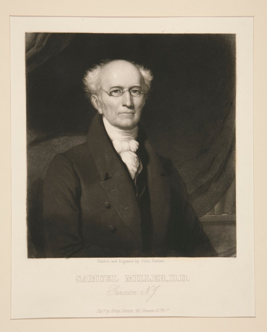 Samuel Miller, D.D. af John Sartain