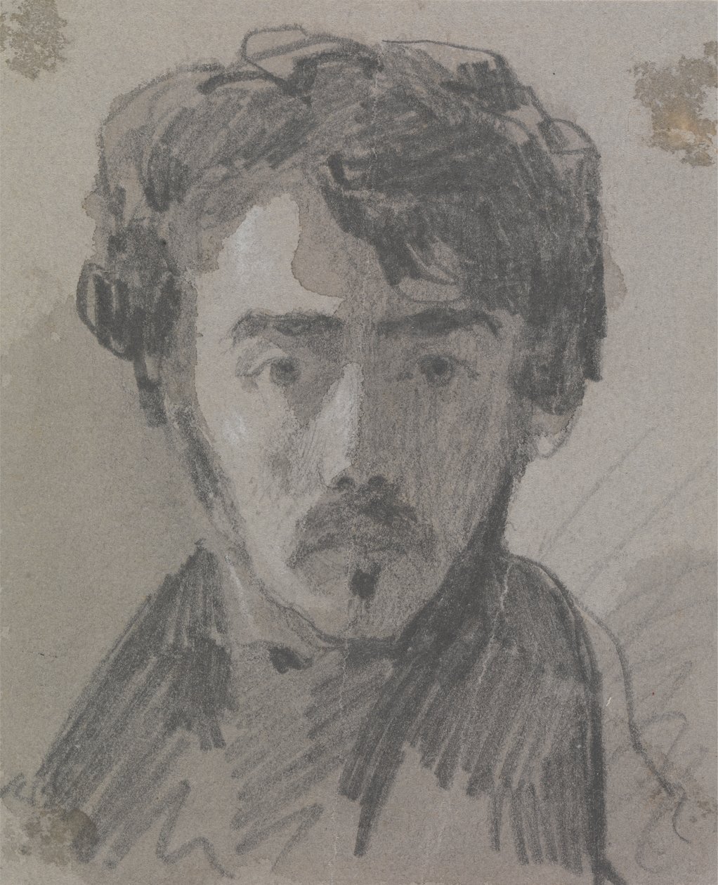 Selvportræt (?) af John Scarlett Davis